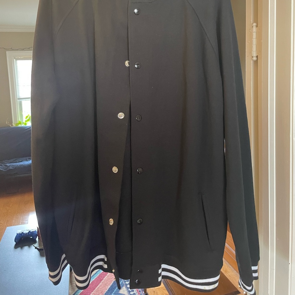 Black 12Barz Varsity Jacket